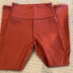 Zyia red pear moon brilliant hi-rise leggings Size 4